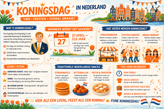 Koningsdag in Nederland